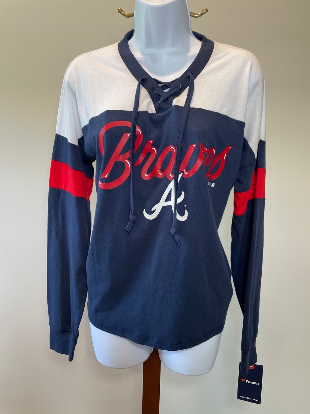 Fanatics Atlanta Braves Top Long Sleeve Size S New With Tag